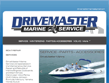 Tablet Screenshot of drivemastermarine.com